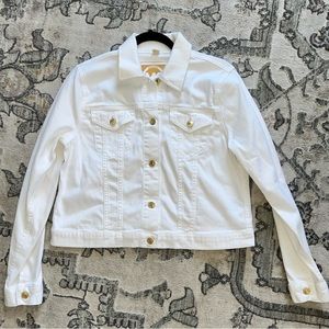 Michael Kors White Jean Jackst